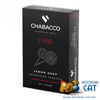 Бестабачная смесь для кальяна Chabacco Lemon Drop (Чайная смесь Чабако Лимонные Леденцы) Strong 50г - фото 1